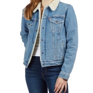 Levi’s Sherpa lined denim jacket